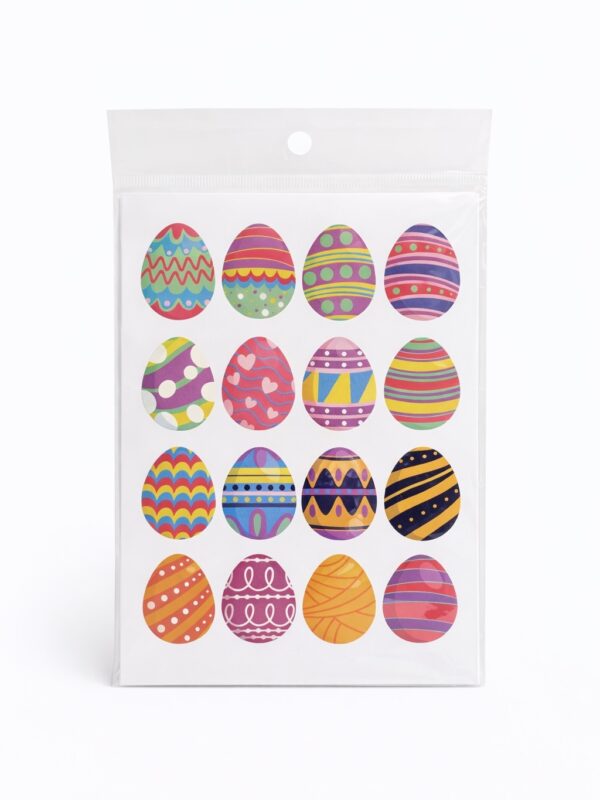 Easter Chocolate & Gift Stickers – 48 pcs (3 Sheets)