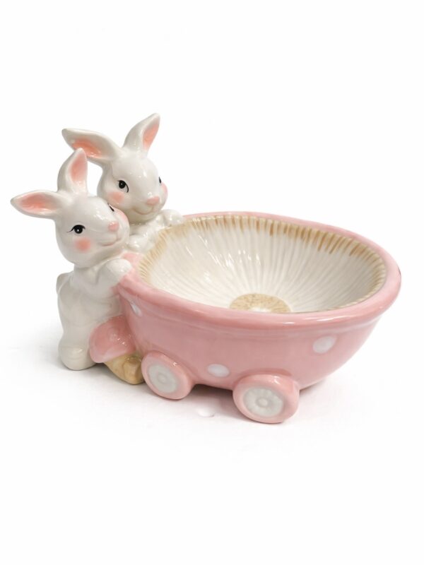 ايستر سيراميك ارنب وجزرة ايستر مضيفة ايستر easter ceramic bowl bunny easter bowl