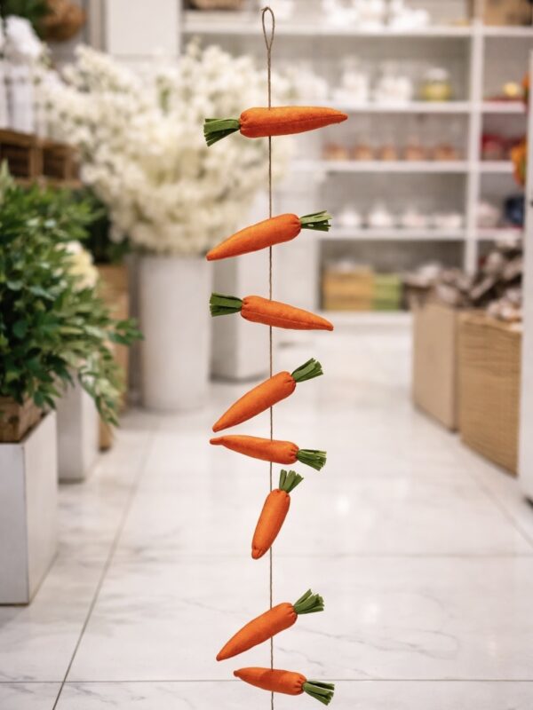 زينة ايستر عروق بيض ايستر عرق اخضر مع بيض لعيد الفصح easter branch egg egg branch easter with bird and bunny rojeh store rojeh easterمحل روجيه الاردن الفحيص decorative easter carrot garland