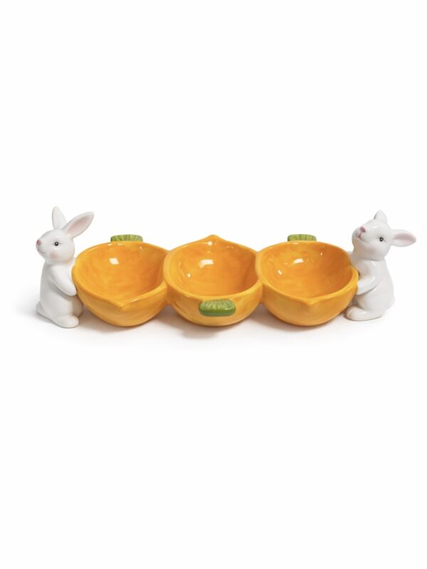 ايستر سيراميك ارنب وجزرة ايستر مضيفة ايستر easter ceramic bowl bunny carrot easter bowl