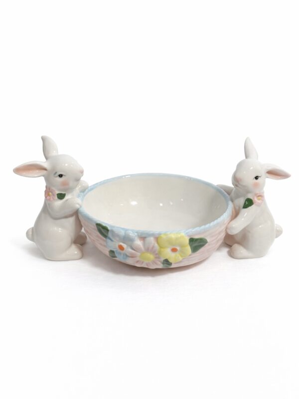ايستر سيراميك ارنب وجزرة ايستر مضيفة ايستر easter ceramic bowl bunny easter bowl