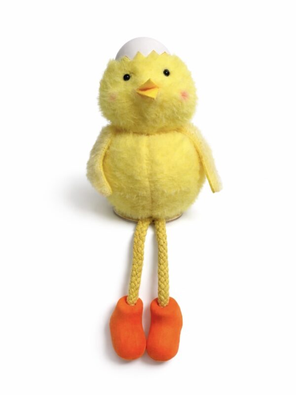 صوص ايستر زينة ايستر صوص easter chicken fluffy chicken مدلي رجليه dangling legs fluffy chicken