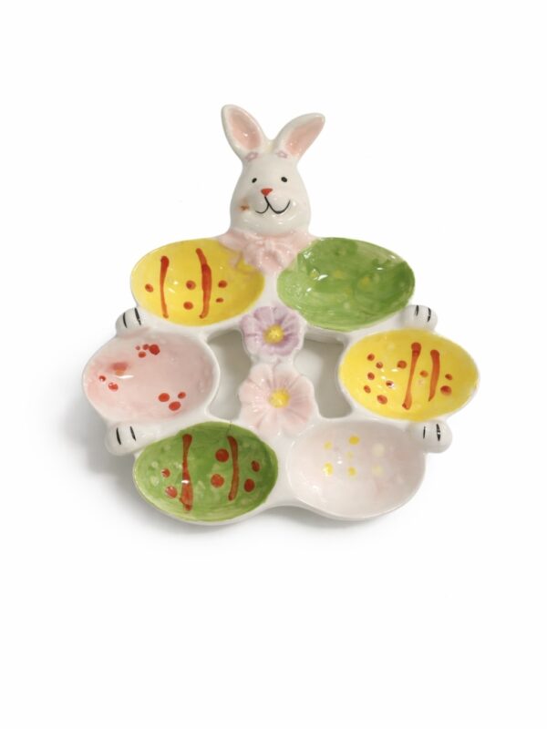 Rojeh store egg holder ceramic easter bunny decor decorative egg holder