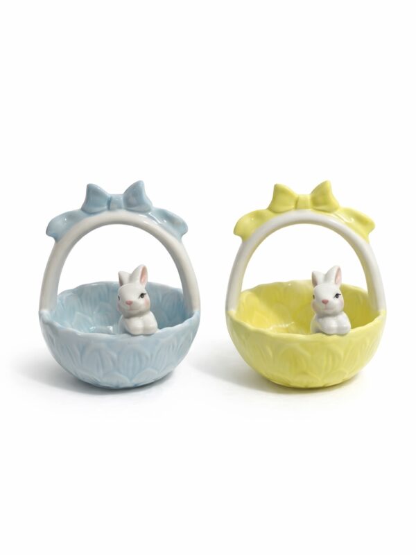 ايستر سيراميك ارنب وجزرة ايستر مضيفة ايستر easter ceramic bowl bunny easter bowl