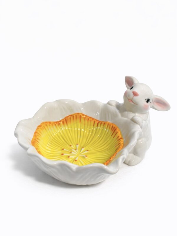 ايستر سيراميك ارنب وجزرة ايستر مضيفة ايستر easter ceramic bowl bunny carrot easter bowl