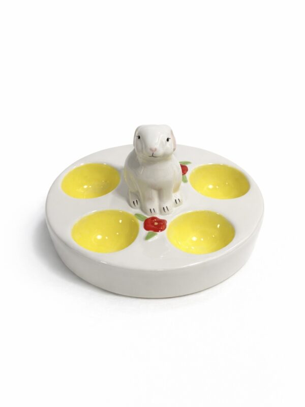 Rojeh store egg holder ceramic easter bunny decor decorative egg holder