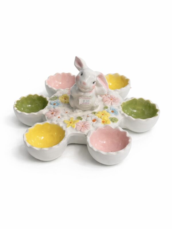 Rojeh store egg holder ceramic easter bunny decor decorative egg holder