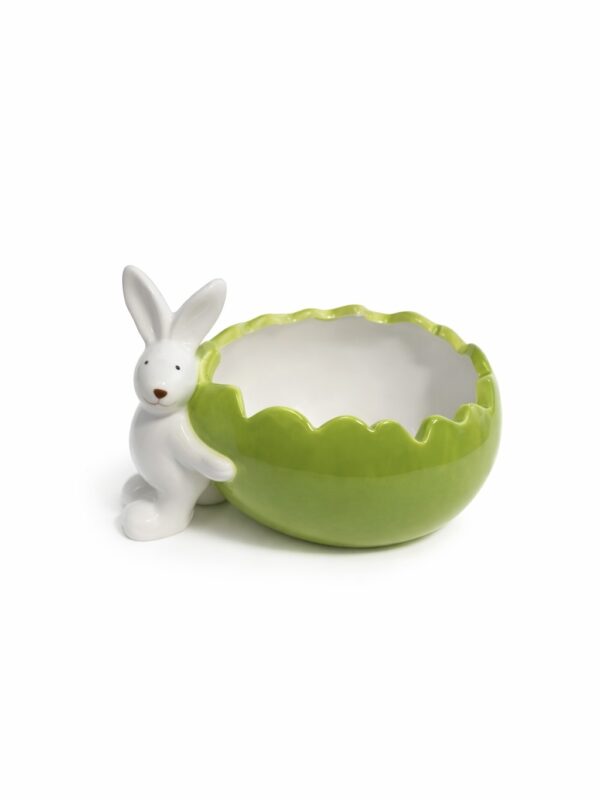 ايستر سيراميك ارنب وجزرة ايستر مضيفة ايستر easter ceramic bowl bunny carrot easter bowl