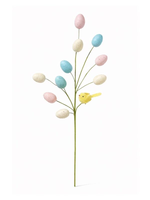 زينة ايستر عروق بيض ايستر عرق اخضر مع بيض لعيد الفصح easter branch egg egg branch easter with bird and bunny rojeh store rojeh easterمحل روجيه الاردن الفحيص decorative easter