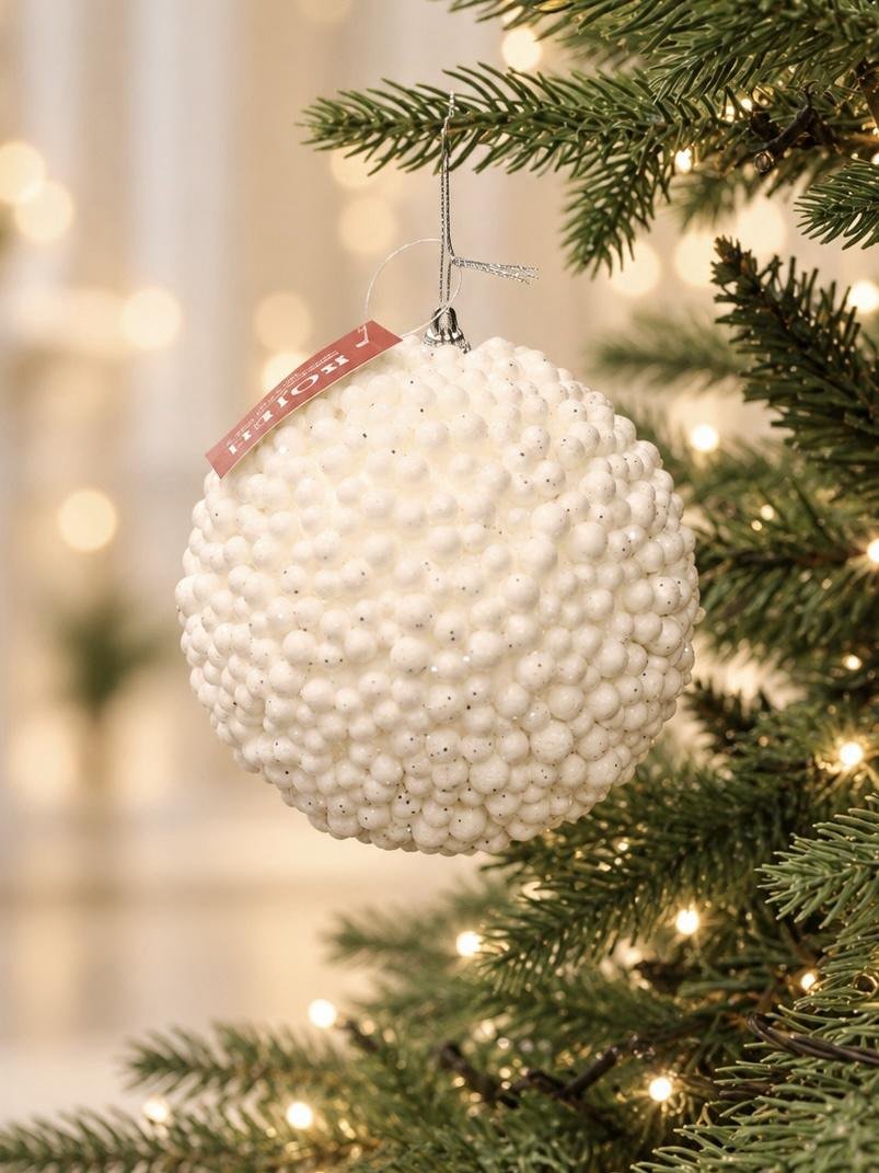 1d75bc00-5cdc-4199-8f47-140fe0d5f0b8-2 12cm White Bobble Ball - Image 1