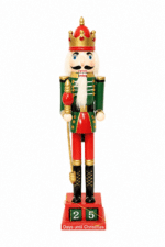 50cm Wooden Calendar Nutcracker