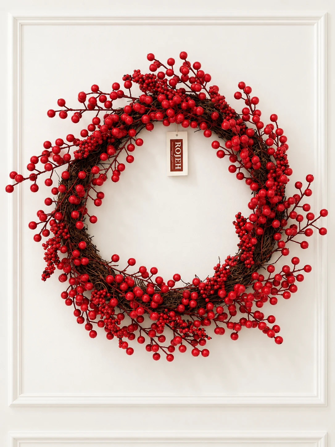 IMG_8140-edited Red Berry Wreath - الصورة 1