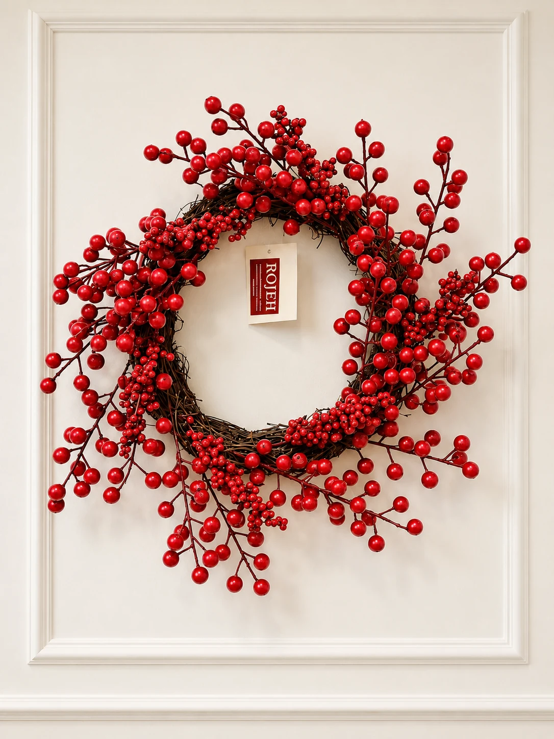 IMG_8141-edited Red Berry Wreath - Image 1