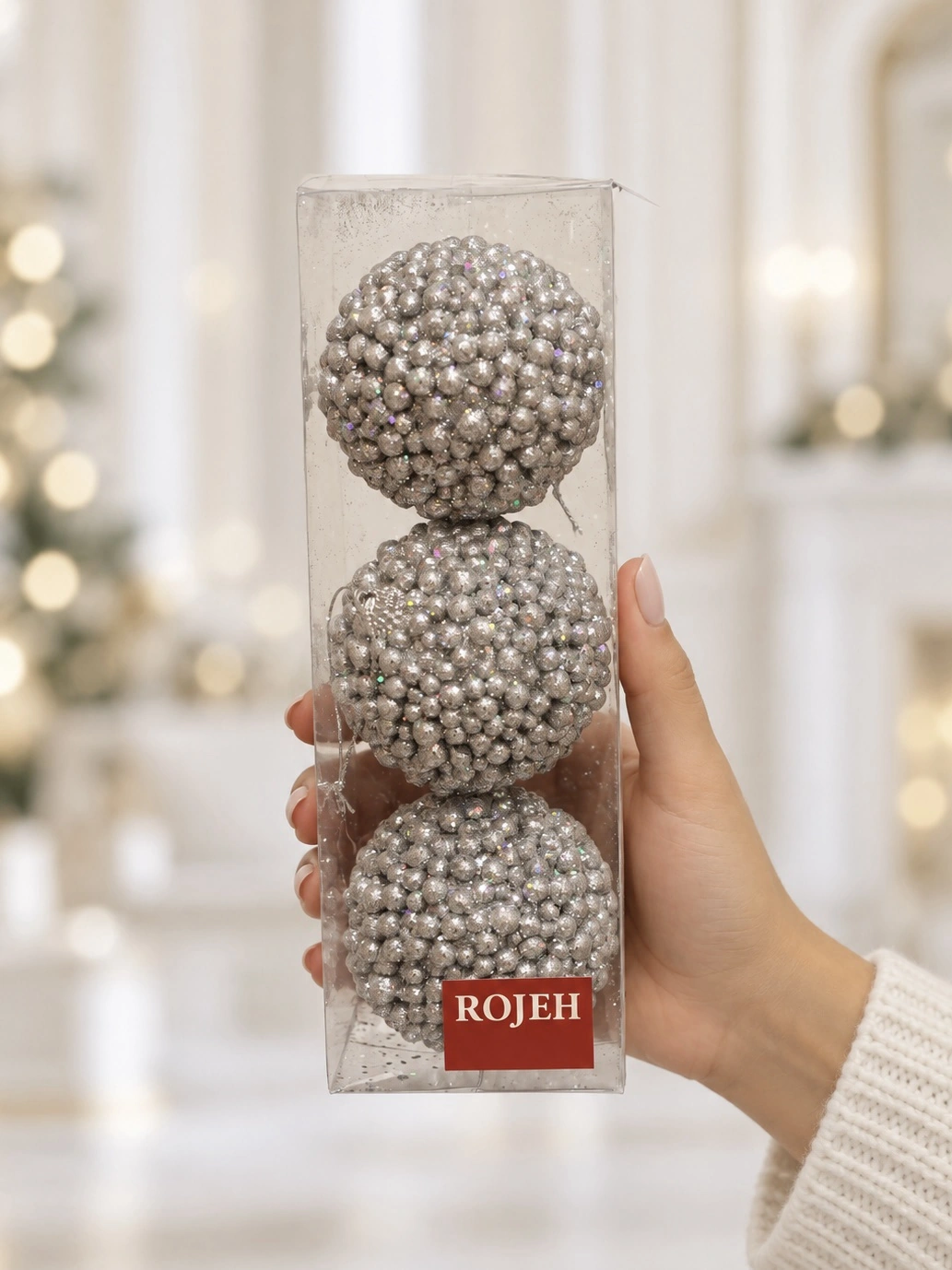 IMG_8157 8cm Silver Bobble Ball Set(3pcs in Box) - Image 1