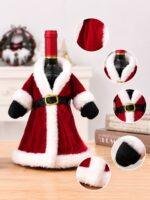 Santa Wine Bottle Cover