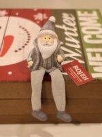 Ceramic santa dangling leg