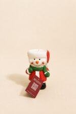 Ceramic Santa and Snowman Tealight Candle - Image 3
