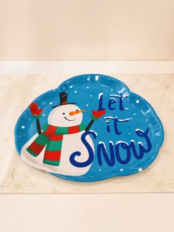 Christmas Plastic Serving Tray