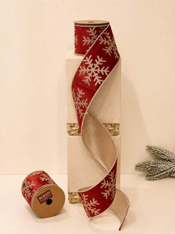 Make your Christmas tree look amazing this year with our premium ribbons, available only at ROJEH Store. These ribbons are made with high-quality fabric and have flexible wired edges, making it very easy for you to shape perfect bows and decorations that stay in place. These are the best Christmas ribbons in Jordan for quality and style. You can find all your Christmas trees, ornaments, and holiday decor at ROJEH Store in Amman & Fuheis, Jordan.