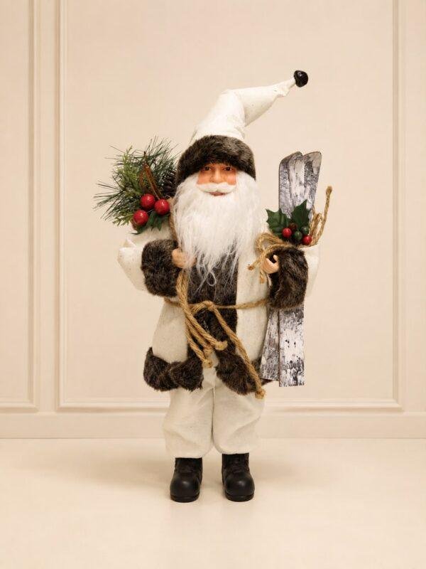 Add timeless holiday charm to your home with this decorative Santa figurine. Crafted with beautiful festive details, it is perfect for decorating tabletops, shelves, mantels, entryways, centerpieces, and Christmas displays. An ideal addition to homes, offices, shops, hotels, and restaurants, bringing warmth and festive spirit to any space. A classic Christmas decoration that can be enjoyed season after season.