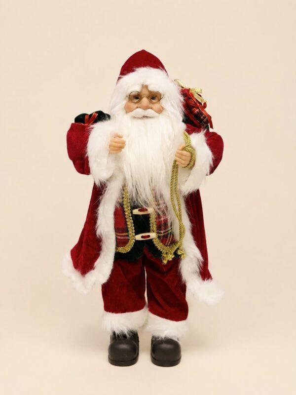Add timeless holiday charm to your home with this decorative Santa figurine. Crafted with beautiful festive details, it is perfect for decorating tabletops, shelves, mantels, entryways, centerpieces, and Christmas displays. An ideal addition to homes, offices, shops, hotels, and restaurants, bringing warmth and festive spirit to any space. A classic Christmas decoration that can be enjoyed season after season.