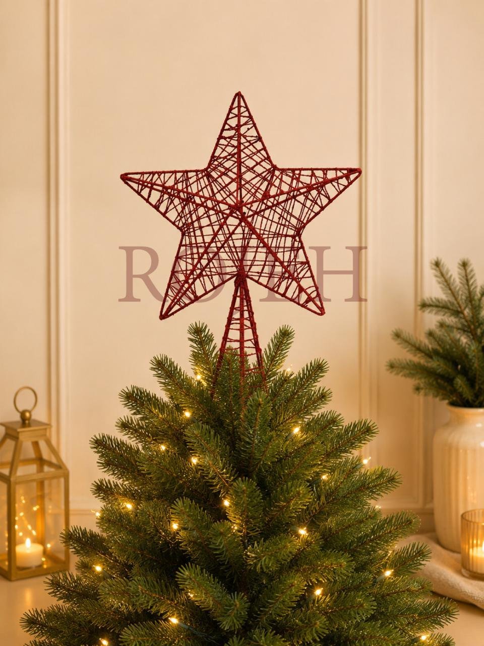 WhatsApp Image 2026-07-25 at 5.31.24 PM (4) Christmas Star Tree Topper Complete your Christmas tree with a timeless finishing touch. This elegant star tree topper adds festive charm and creates a beautiful focal point for your holiday décor. Designed to complement both classic and contemporary decorating styles, it’s the perfect finishing accent for any Christmas tree. Features: * Elegant star design * Lightweight and easy to place * Fits most Christmas trees * Complements a variety of decorating styles * Perfect for home, office, and holiday displays
