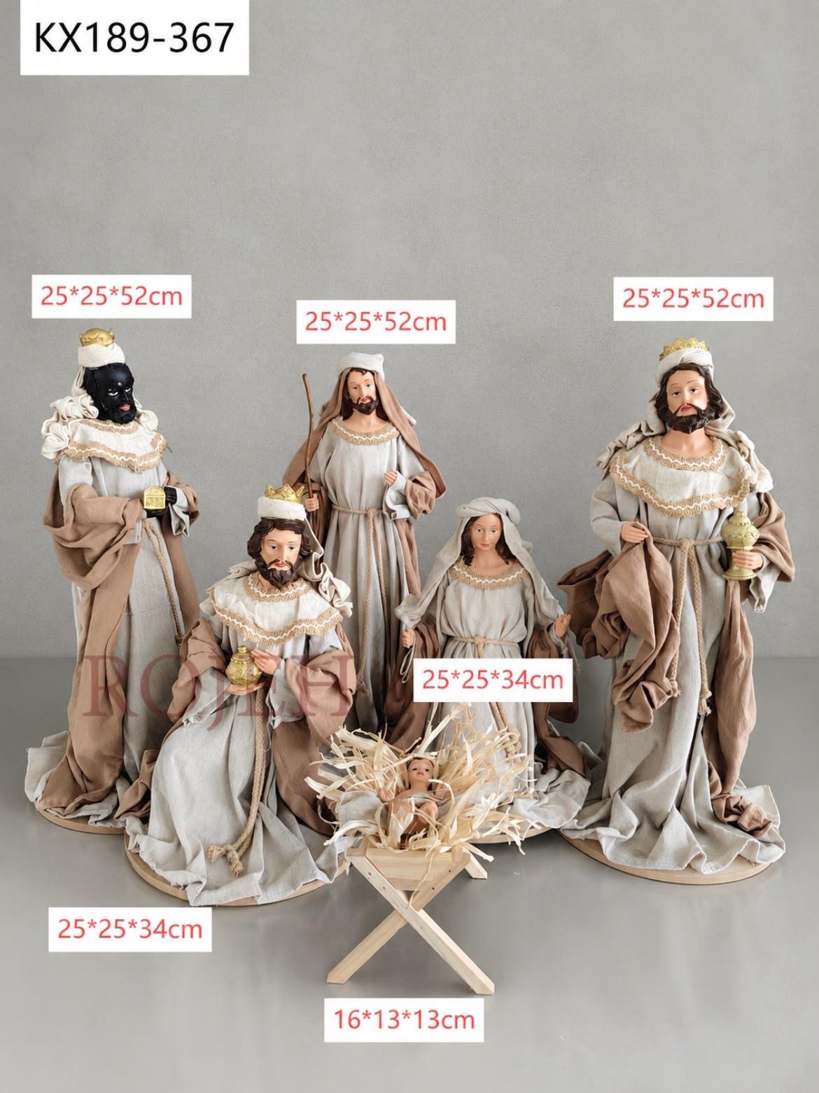 WhatsApp Image 2026-07-25 at 9.08.04 PM Celebrate the true meaning of Christmas with this beautifully handcrafted Nativity Scene. Carefully made with attention to detail, it reflects the timeless story of the Holy Family while bringing warmth, peace, and faith to your holiday décor. Perfect for tabletops, mantels, shelves, or as the centerpiece of a Christmas display, this handmade decoration creates a meaningful and elegant seasonal atmosphere that complements a variety of decorating styles.