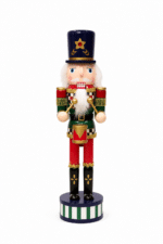 38cm Wooden Drummer Nutcracker