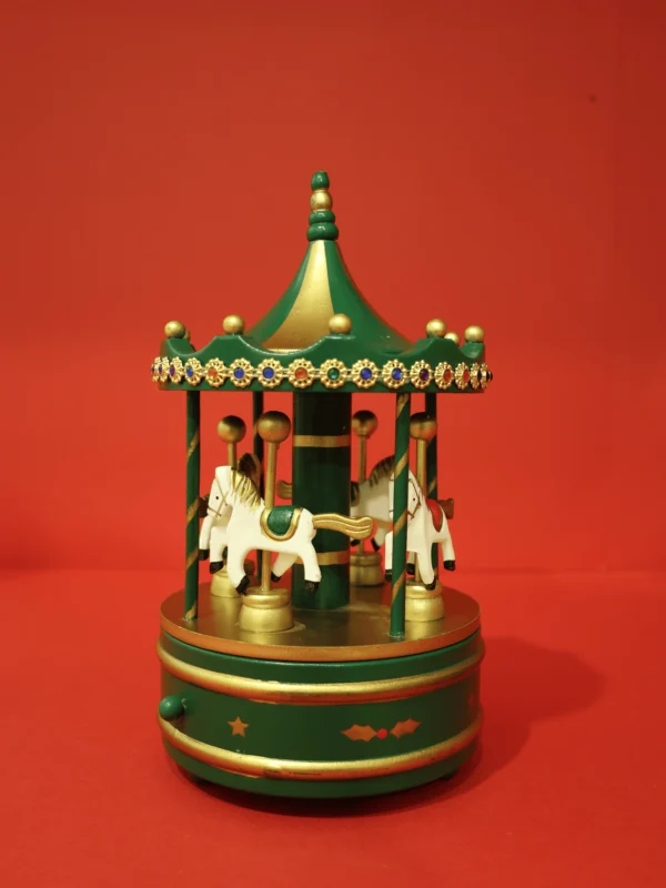 Wooden ChristmasMusicBoxAnimated ChristmasDecorationMusicalChristmas Tabletop Decor Handcrafted Wooden Santa Music BoxRotatingChristmasOrnamentIntactive Christmas Table DecorUnique Christmas GiftsVintage Style Music BoxCollectible Christmas Wood Decor