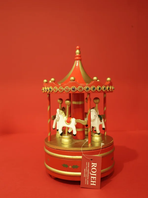 Wooden ChristmasMusicBoxAnimated ChristmasDecorationMusicalChristmas Tabletop Decor Handcrafted Wooden Santa Music BoxRotatingChristmasOrnamentIntactive Christmas Table DecorUnique Christmas GiftsVintage Style Music BoxCollectible Christmas Wood Decor