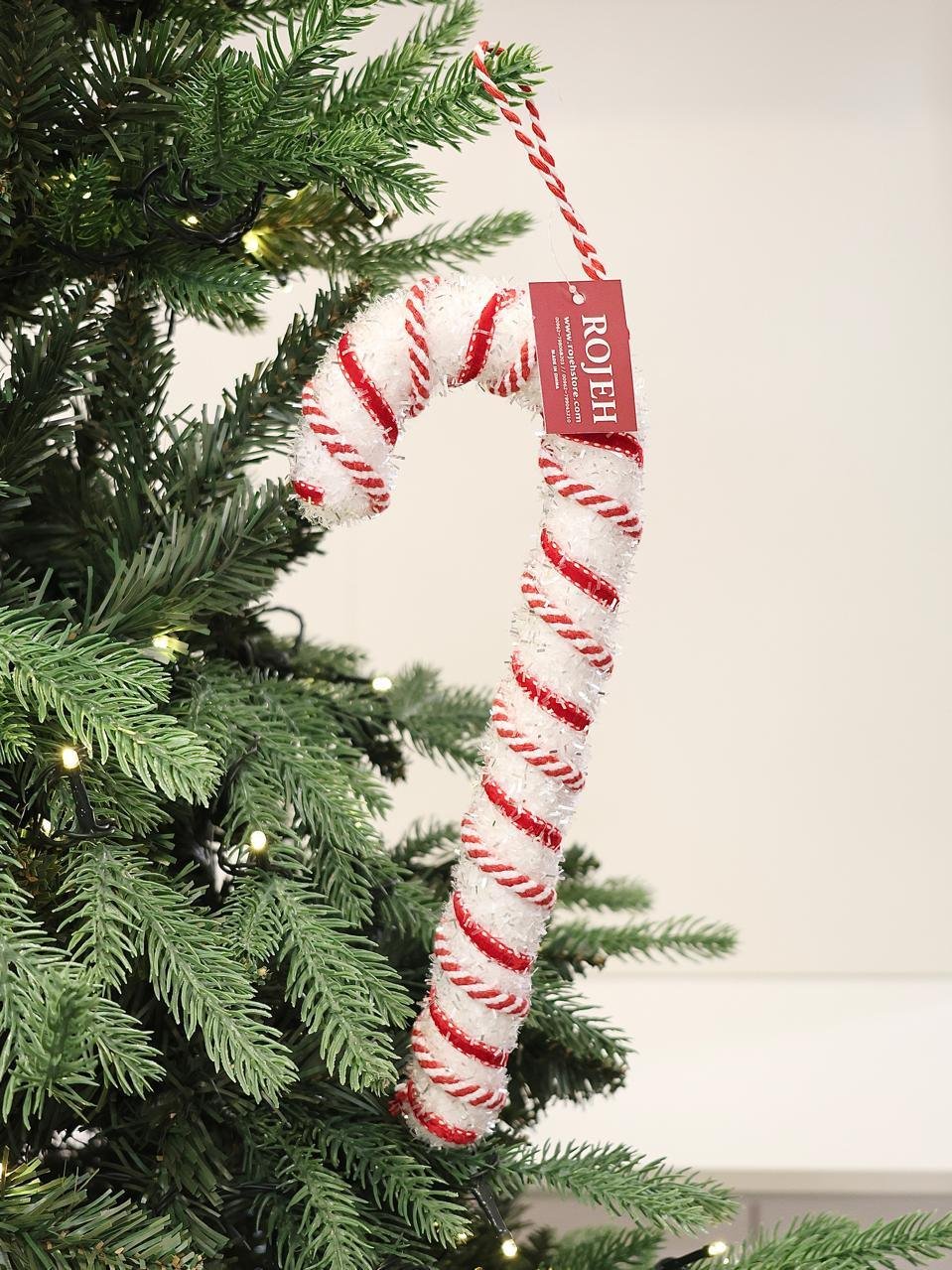 WhatsApp Image 2026-08-08 at 5.58.46 PM (6) 30cm White & Red Candy Cane Ornament - Image 1