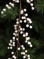 White Berry Christmas Garland - Image 2