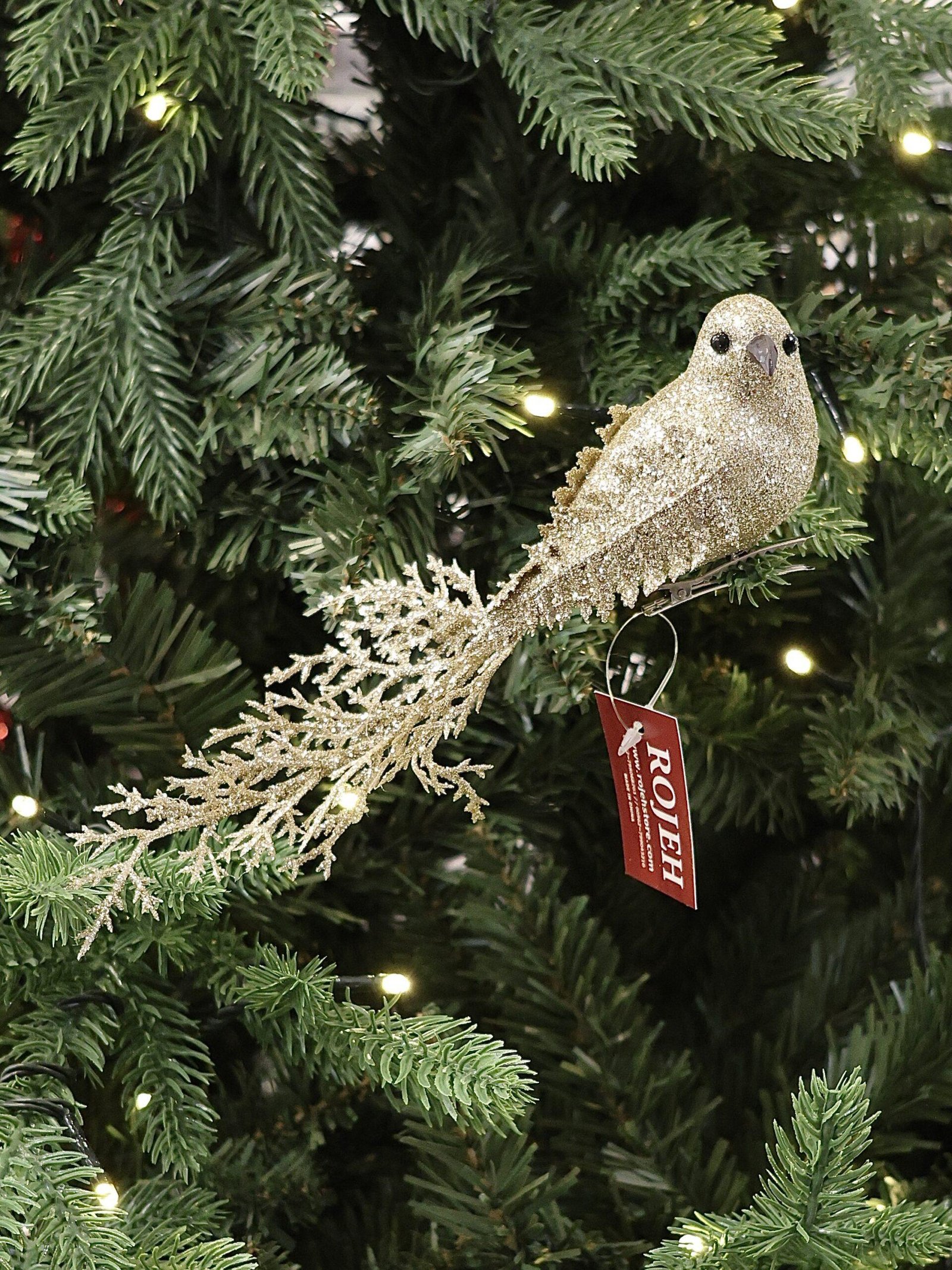 img_2089 Champagne Bird Clip Ornament - Image 1