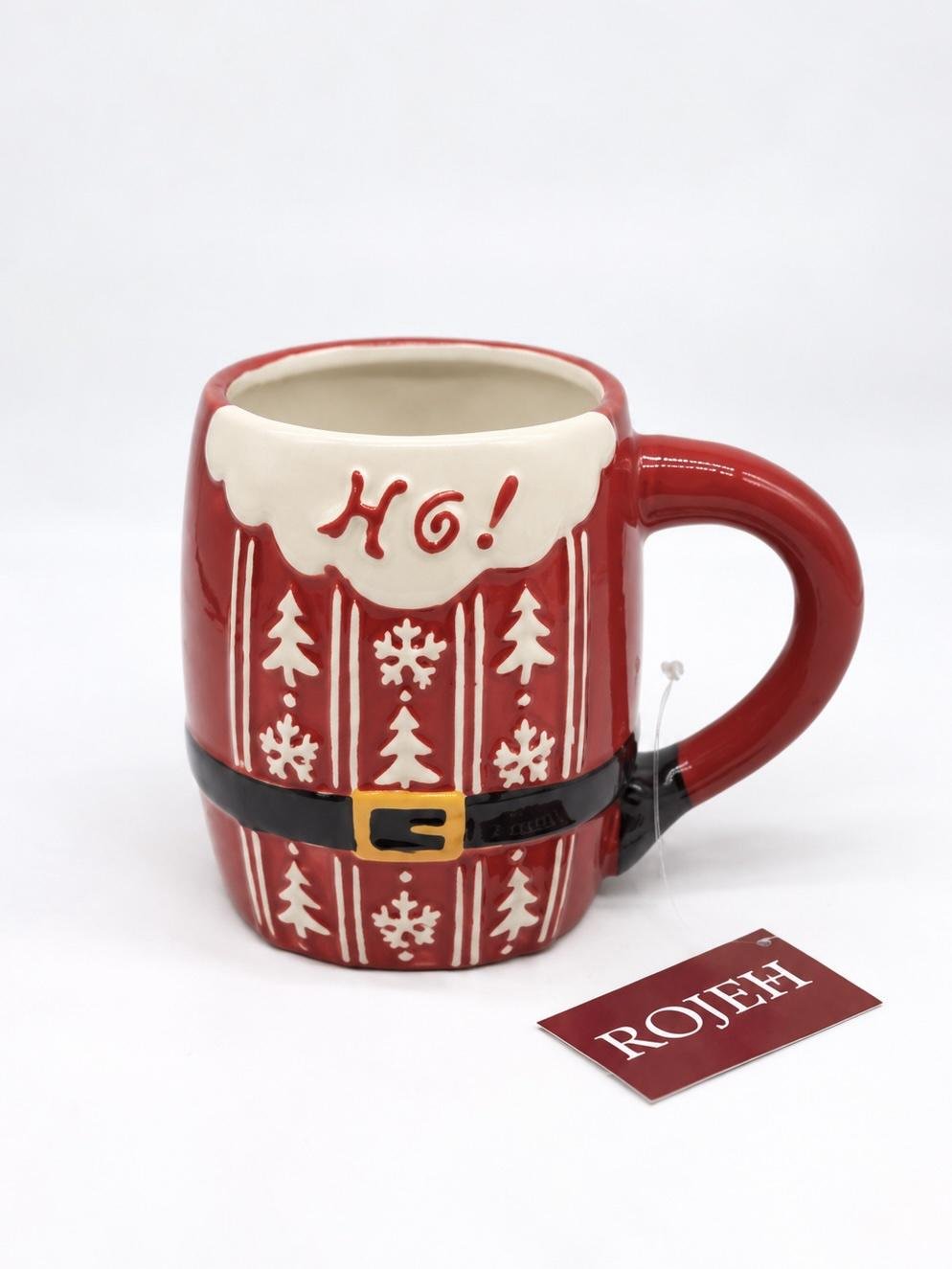 0009369f-37d3-4e9a-a46c-5ce91b3e508e Christmas HO! Santa Mug - Image 1