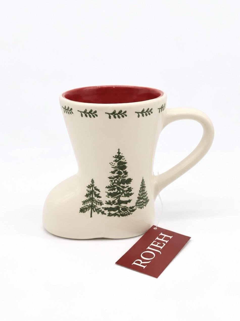 1a8cb4ea-4b5b-42c9-bc79-c83c9716e1f1 Christmas Pine Trees Mug - Image 1