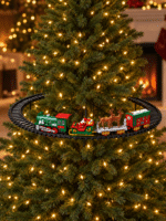 Battery Operated Christmas Tree Train Set