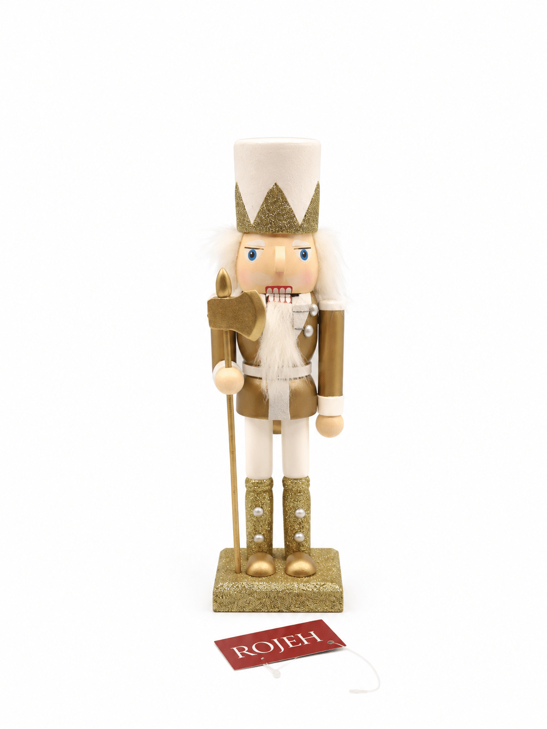 54a787ca-b090-4f4b-bfa8-6dacec740ccc 25cm Wooden Royal Glitter Nutcracker - الصورة 1