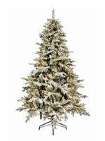 7ft ( 210cm ) Flocked Vegas Pre-Lit Christmas Tree