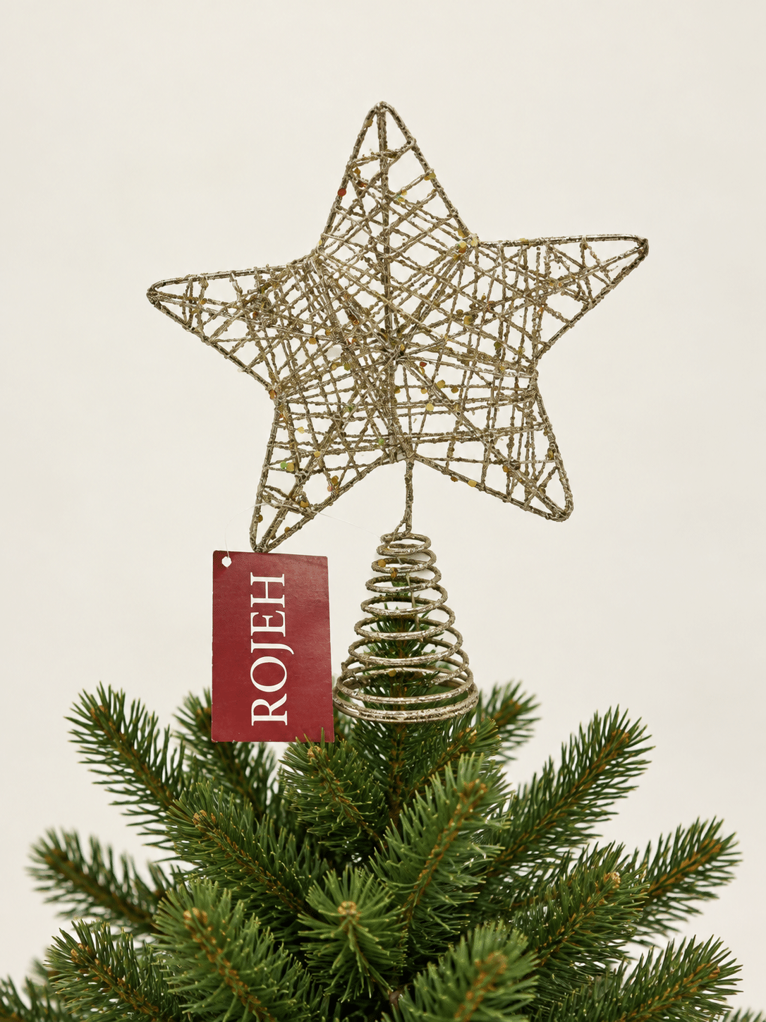 D196398E-8FAD-4ABB-A36E-847C59835093 Champagne Star Tree Topper - Image 1