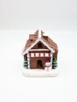 Santa & Snowman Polyresin Village House - Image 2