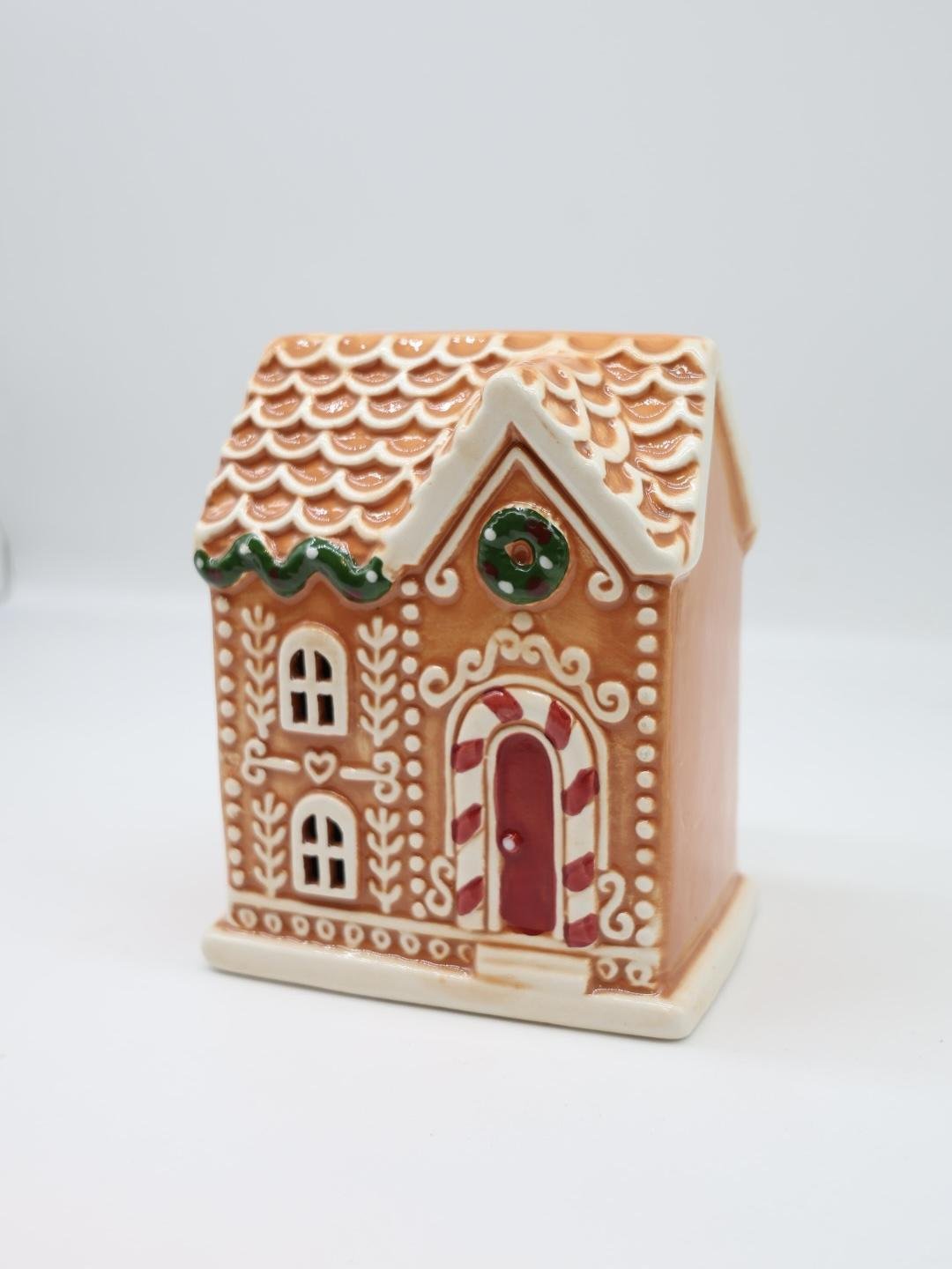 IMG_2271 Ceramic Gingerbread House Figure - Image 1