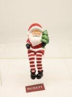 Red & White Ceramic Santa & Snowman Dangling-leg - Image 3