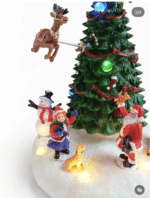 ⁦Animated & Musical Electric Polyresin Christmas Village⁩ - الصورة ⁦3⁩