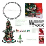 Battery Operated Christmas Tree Train Set - Image 6