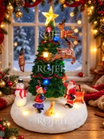Animated & Musical Electric Polyresin Christmas Village
