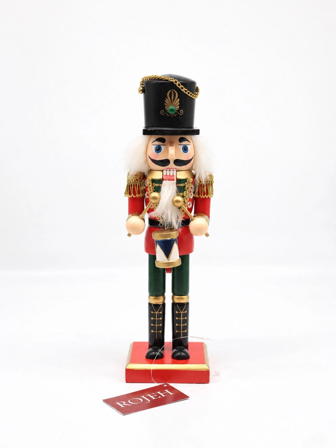 IMG_7767 25cm Wooden Drummer Nutcracker - Image 1