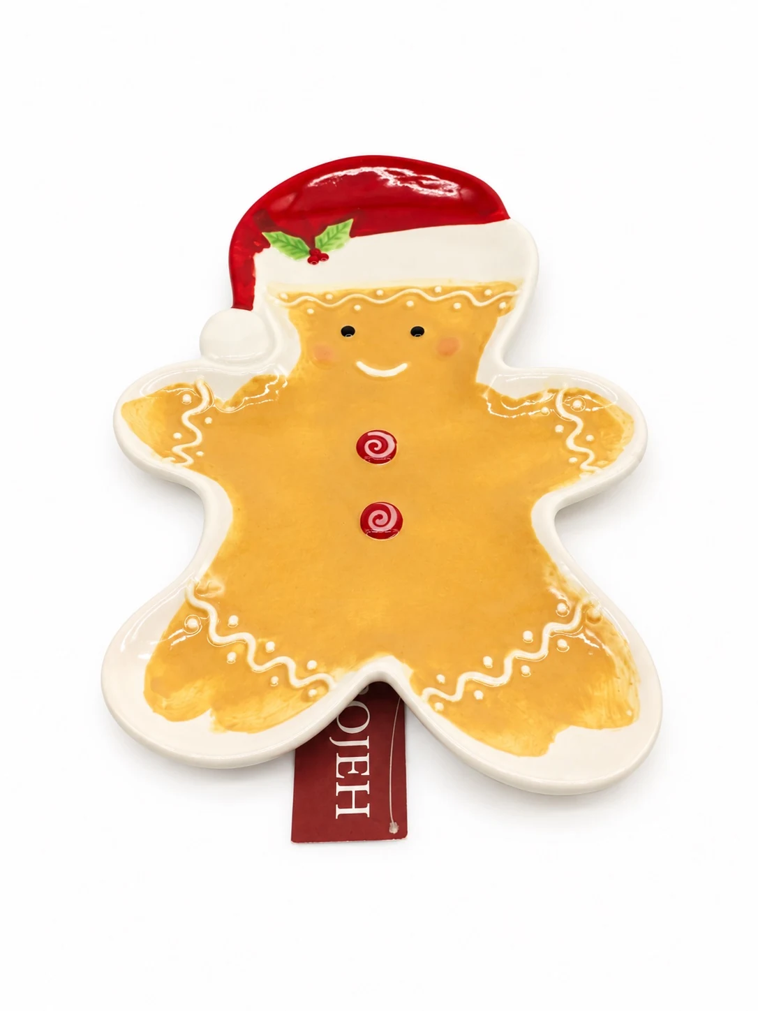 IMG_7938 Ceramic Gingerbread Man Plate - Image 1