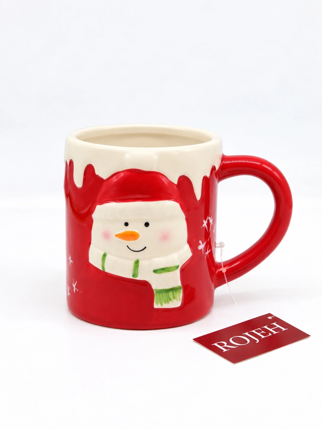 IMG_8071 Red Snowman Holyday Mug - الصورة 1